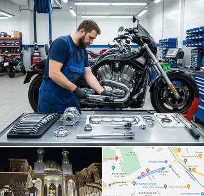 لوازم موتور سنگین در زرگری شیراز 