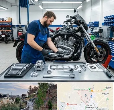 لوازم موتور سنگین در باغستان کرج 