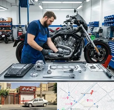 لوازم موتور سنگین در باجک قم 