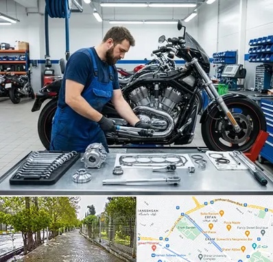 لوازم موتور سنگین در خیابان ارم شیراز 