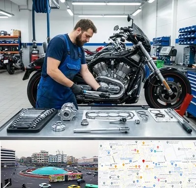 لوازم موتور سنگین در میدان انقلاب