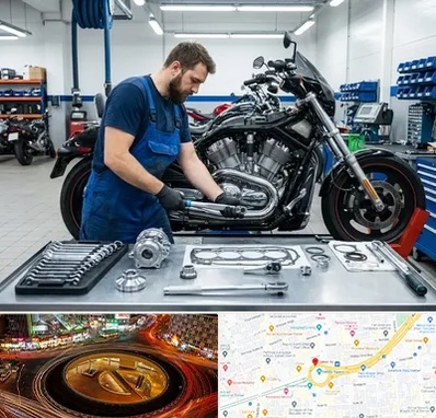 لوازم موتور سنگین در میدان ولیعصر