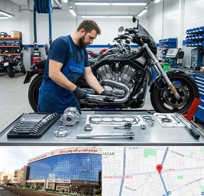 لوازم موتور سنگین در نصف راه تبریز