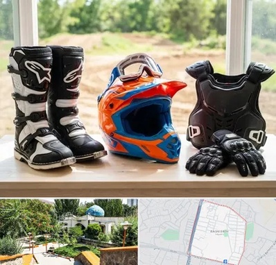 لوازم موتور کراس در باغمیشه تبریز