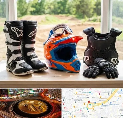 لوازم موتور کراس در میدان ولیعصر 