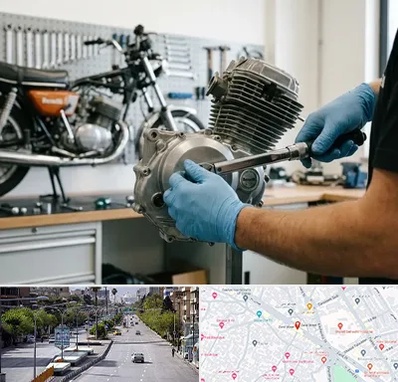 لوازم موتور بنلی در خیابان زند شیراز 