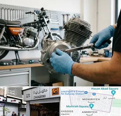 لوازم موتور بنلی در منیریه 