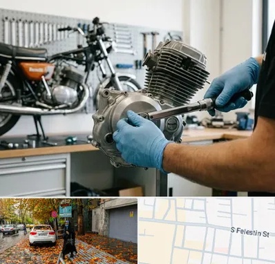 لوازم موتور بنلی در خیابان فلسطین 