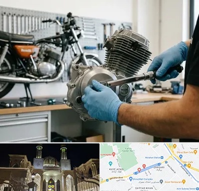 لوازم موتور بنلی در زرگری شیراز 