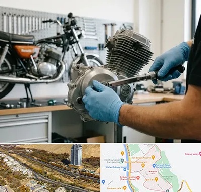 لوازم موتور بنلی در خیابان نیایش شیراز 