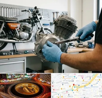 لوازم موتور بنلی در میدان ولیعصر