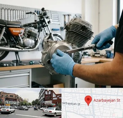 لوازم موتور بنلی در خیابان آذربایجان 