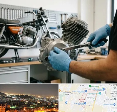 لوازم موتور بنلی در مارلیک کرج 