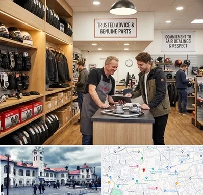 لوازم موتور کویر در میدان شهرداری رشت 