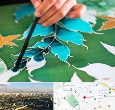 آموزشگاه چاپ باتیک در هنگام