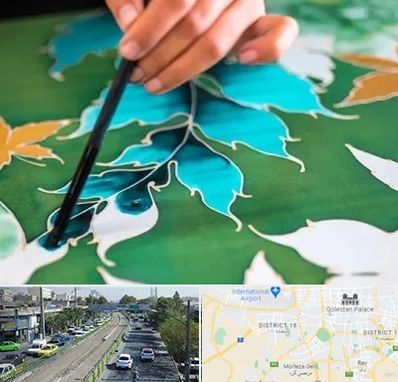 آموزشگاه چاپ باتیک در جنوب تهران