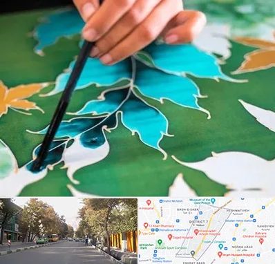 آموزشگاه چاپ باتیک در شریعتی