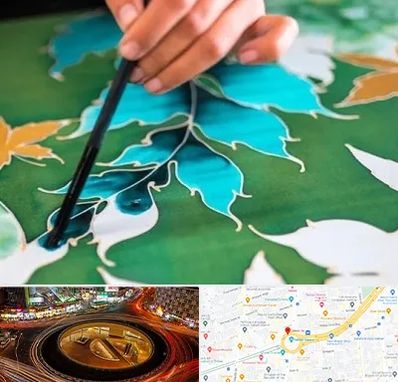 آموزشگاه چاپ باتیک در میدان ولیعصر