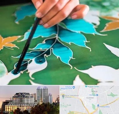 آموزشگاه چاپ باتیک در فرشته 