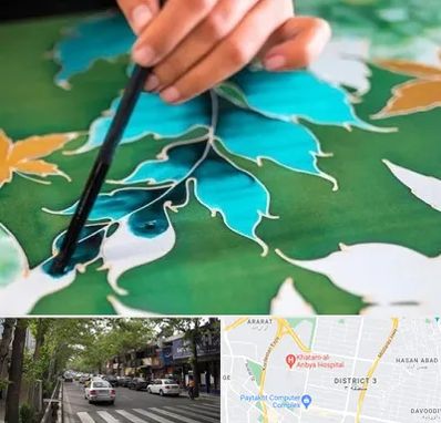 آموزشگاه چاپ باتیک در ظفر 