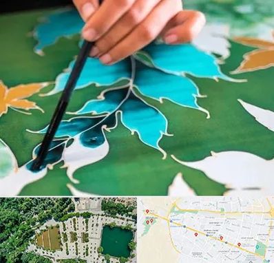 آموزشگاه چاپ باتیک در وکیل آباد مشهد