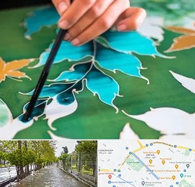 آموزشگاه چاپ باتیک در خیابان ارم شیراز