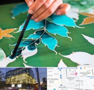 آموزشگاه چاپ باتیک در جمهوری