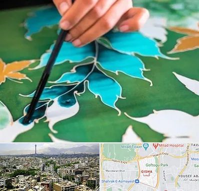 آموزشگاه چاپ باتیک در گیشا