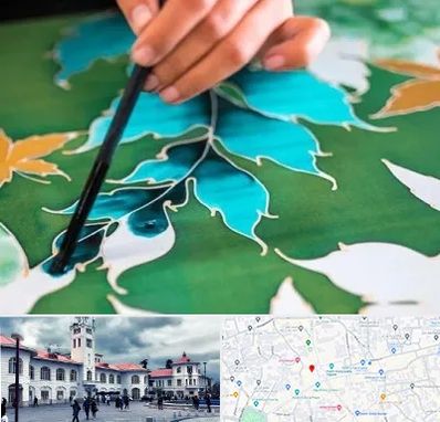 آموزشگاه چاپ باتیک در میدان شهرداری رشت