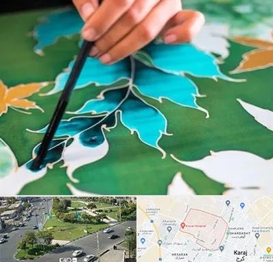 آموزشگاه چاپ باتیک در شاهین ویلا کرج