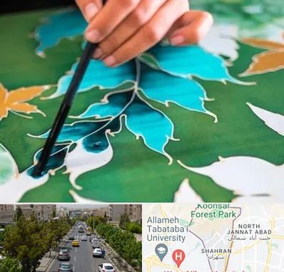 آموزشگاه چاپ باتیک در شهران 