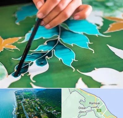 آموزشگاه چاپ باتیک در رامسر