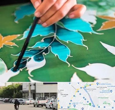 آموزشگاه چاپ باتیک در قدوسی شرقی شیراز