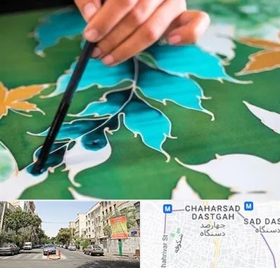 آموزشگاه چاپ باتیک در چهارصد دستگاه