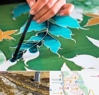 آموزشگاه چاپ باتیک در خیابان نیایش شیراز