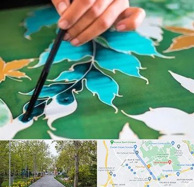 آموزشگاه چاپ باتیک در قدوسی غربی شیراز