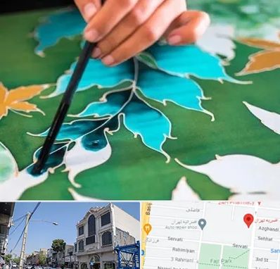 آموزشگاه چاپ باتیک در افسریه