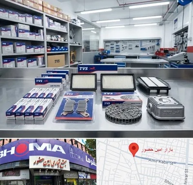 لوازم تی وی اس در امین حضور