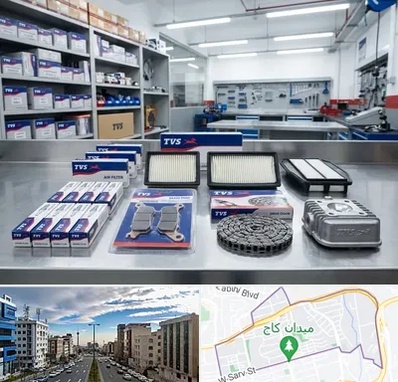 لوازم تی وی اس در سعادت آباد