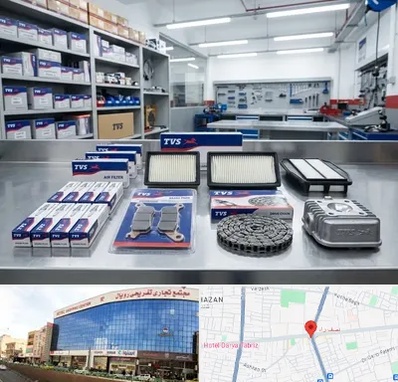 لوازم تی وی اس در نصف راه تبریز