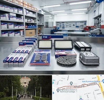 لوازم تی وی اس در بلوار معلم رشت 