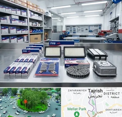 لوازم تی وی اس در تجریش