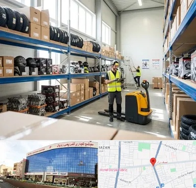 عمده فروشی لوازم موتور سیکلت در نصف راه تبریز 