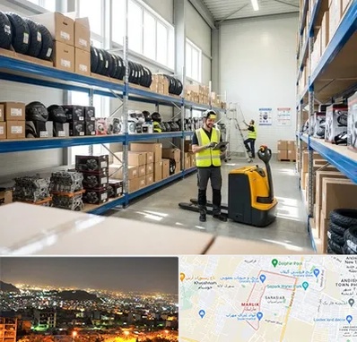 عمده فروشی لوازم موتور سیکلت در مارلیک کرج 