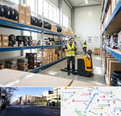 عمده فروشی لوازم موتور سیکلت در خیابان ملاصدرا شیراز 