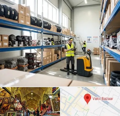 عمده فروشی لوازم موتور سیکلت در بازار وکیل شیراز