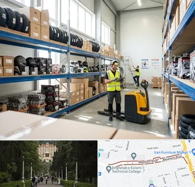 عمده فروشی لوازم موتور سیکلت در بلوار معلم رشت 