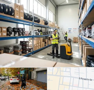 عمده فروشی لوازم موتور سیکلت در خیابان فلسطین 