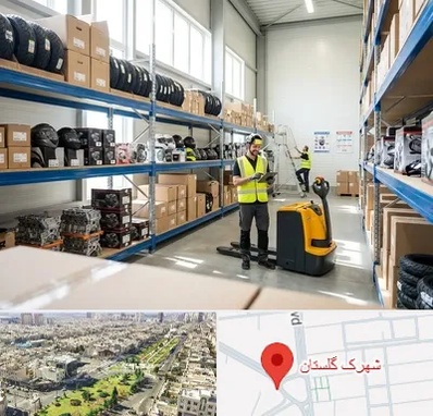 عمده فروشی لوازم موتور سیکلت در شهرک گلستان