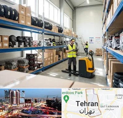 عمده فروشی لوازم موتور سیکلت در صادقیه 